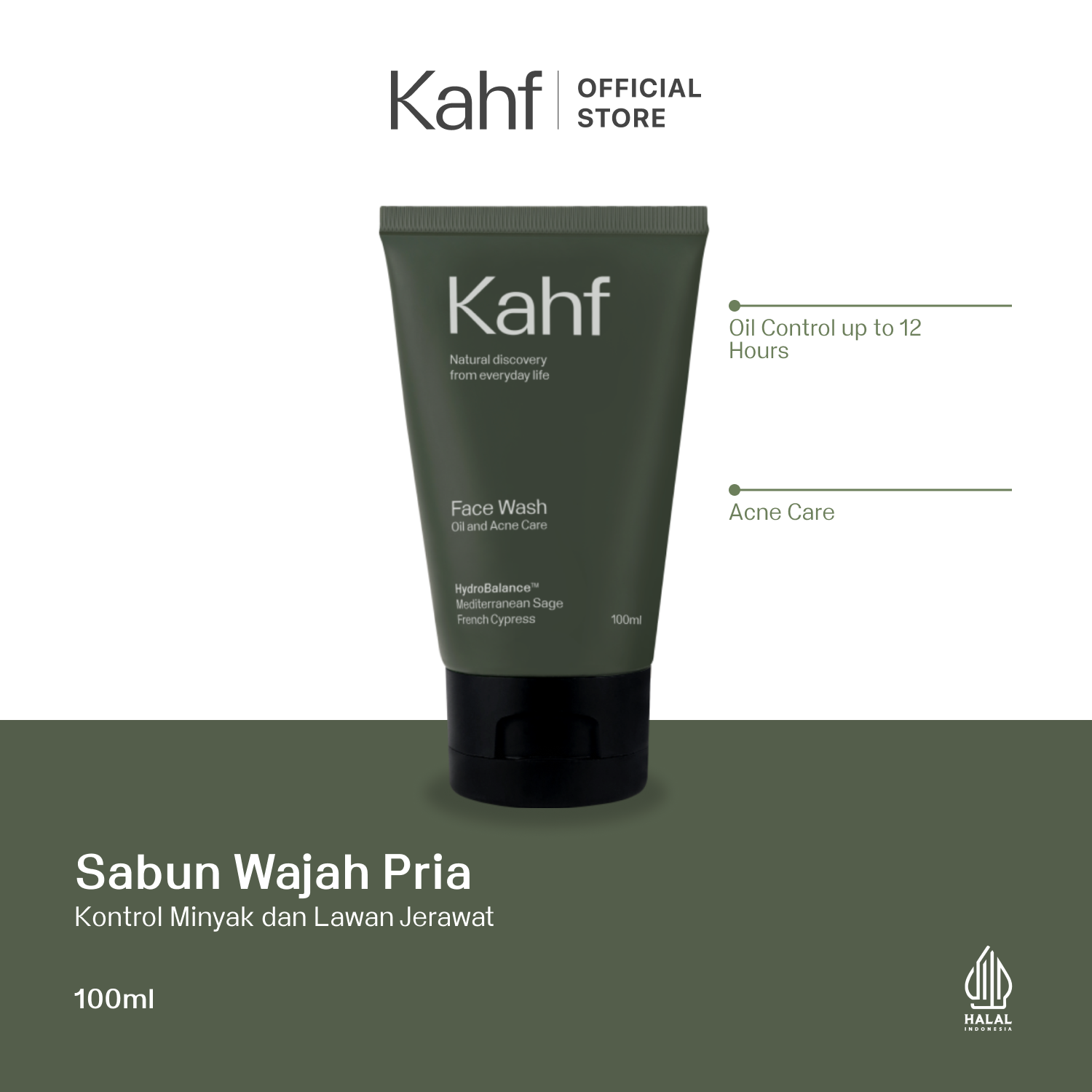 Kahf Oil and Acne Care Face Wash