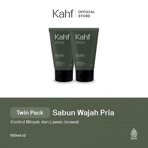 Kahf Oil and Acne Care Face Wash 100 ml Twin Pack