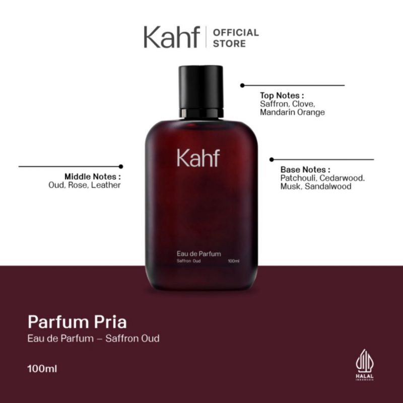 produk Kahf Saffron Oud Eau de Parfum